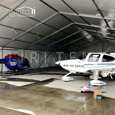 China Huge Prefab Mobile Aircraft Hangar Tent 40x60m DIN 4102 B1 for sale
