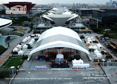 China Church Services 10000 People Polygon Tent With Bleachers for sale