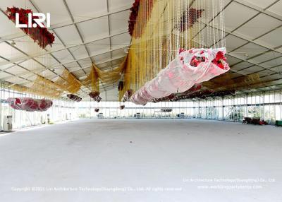 中国 40x70mの1800の結婚披露宴のための贅沢な結婚のテント6mの高さをガラス壁 販売のため