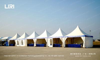 China Gazebo 6x6 High Peak Marquee Pagoda Race Tent For Outdoor Event for sale