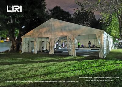 China 18M Length Luxury Wedding Tents Aluminum Permanent Construction for sale
