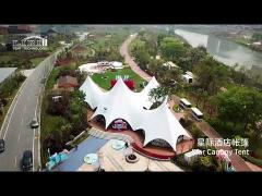 Large Star Canopy Hotel Tents