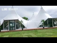 Outdoor Big Teepee Tents Party Indian Pyramid Tents