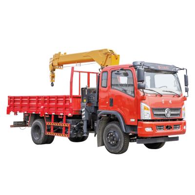 China 6.3 Ton Truck Mounted Hydraulic Crane / Truck Mounted Mobile Crane for sale