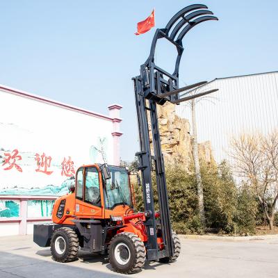 China Versatile Electric Rough Terrain Forklift With Power Steering Smooth Operation for sale