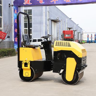 China Compactor de rodillos de acero de alto rendimiento de 1 tonelada para construcción en venta
