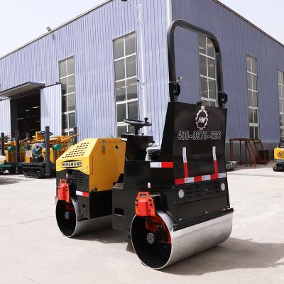 China Steel Drum 1ton Construction Road Roller machine Diesel operated for sale
