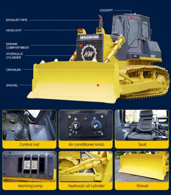 China Força incomparável Bulldozer pesado Crawler 20 toneladas Bulldozer resistente a intempéries à venda