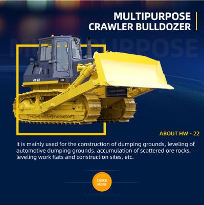 China 900L Fuel Tank Crawler Mounted Bulldozer Large Earth Moving Equipment Customization for sale