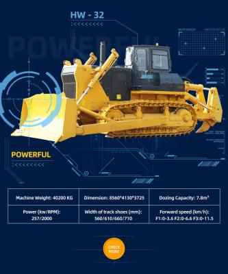 China Bulldozer de equipo pesado robusto 500KW Gran bulldozer fácil de operar en venta