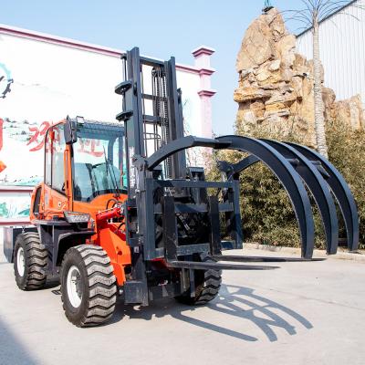China Power Steering Heavy Duty Forklift 3tons Up To 48 Inches Fork Length for sale
