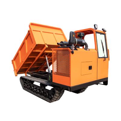 China Diesel Mini Track Dumpers Small Crawler Dumper With Powerful Gradeability for sale