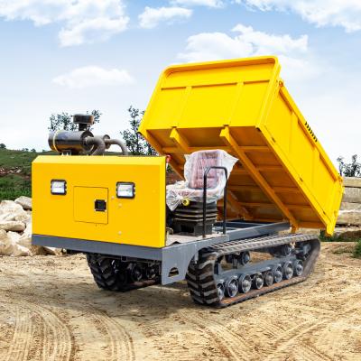 China Efficient And Reliable Mini Crawler Dumper With 40% Gradeability And 5t Load Capacity for sale