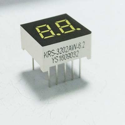 China 2 exposição de diodo emissor de luz de  Numeric do segmento do dígito 7 um interno exterior de 0,32 polegadas à venda