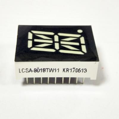 Chine Affichage à LED adapté aux besoins du client de segment du chiffre 16 de la taille 1 couleur blanche de 0,8 pouces à vendre