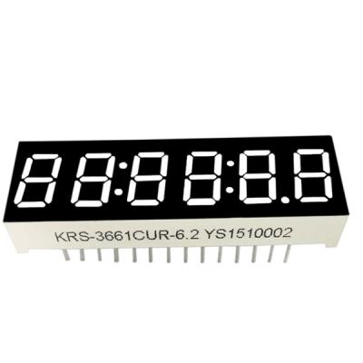 China Customized 0.36 Inch 6 Digit 7 Segment Display  For Home Appliance for sale
