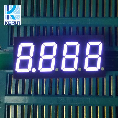 China 0.8 Inch 7 Segment 4 Digit LED Display Custom Size SGS Approved for sale