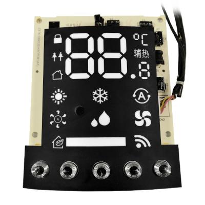 China Full Color 0.25inch 7 Segment Led Display Arduino With PCB Control Board for sale