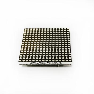 China O PIN alaranjado MSDS da exposição de diodo emissor de luz 32 da cor 16x16 Dot Matrix do OEM aprovou à venda