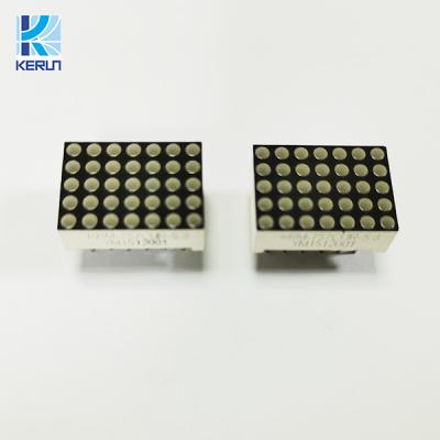 China Red Color P2.54 Round Dot 5x7 Matrix LED Display for sale
