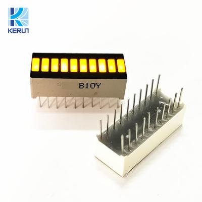 China El SGS amarillea la exhibición de la barra de 10 segmentos LED para el equipo industrial en venta