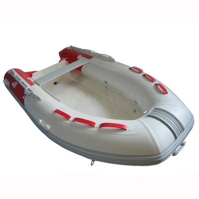 China Fiberglass Inflatable Rigid Hull Boat Inflatable Boat With CE Certificate RIB 330 for sale