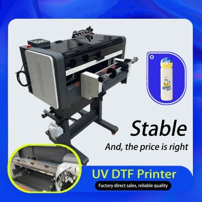 China All In one UV DTF Printer PET Film Transfer Printing Machine Golden Foil Film Laminating for sale