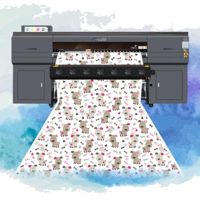 China Large format 1900mm Textile Fabric Printers 15*I3200 Print Head for cloth/hometextile/mat/shower curtain/cushion for sale
