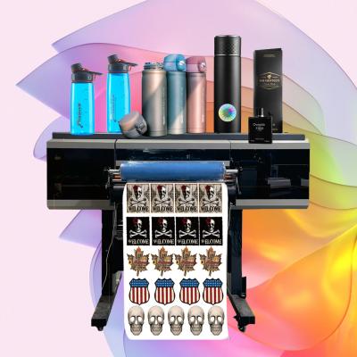 China High quality accessories 600MM A1 UV DTF Printer With C/M/Y/K/W/V Ink Colors FOR paper/mental/plastic/geramic surface for sale