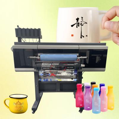 China Easy To Operate A3 UV DTF printer30cm digital with 3*xp600 printheads for plastic/geramic surface for sale