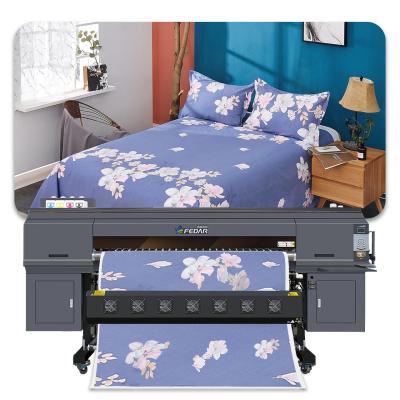 China 1900mm Sublimation Printer 370m²/h speed with Sublimation Paper for home textile/mat /shower curtain for sale