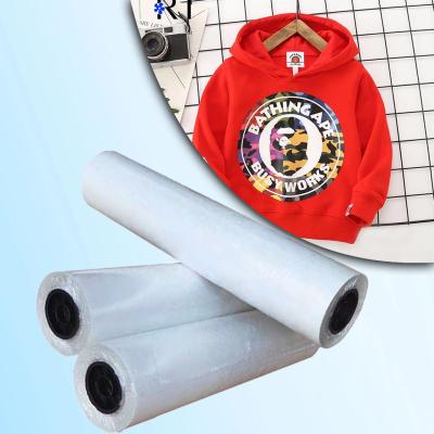 China 60cm DTF Transfer PET Film Hot Peel Roll With Single Side Matte Clothing for sale