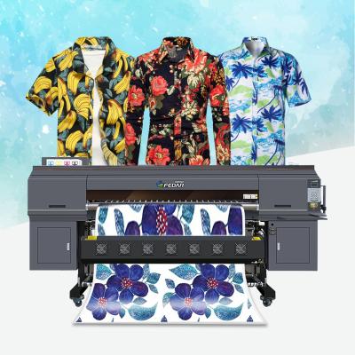 China 8heads1900mm Sublimation Printer 370m²/h speed with Sublimation Paper for home textile/mat /shower curtain à venda