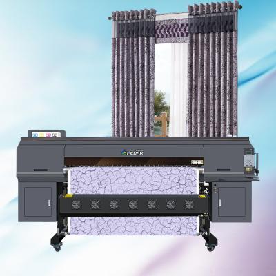 China Inkjet Multicolor1.9m Sublimation Paper Printer With Epson I3200A1head For Cushion/scarf/ice Mat for sale