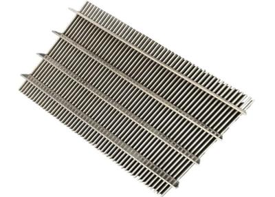 China 10micron 30inch Wedge Wire Screen , Dewatering Screen Panels Silver for sale