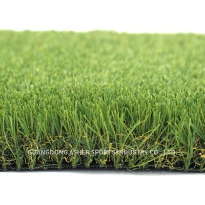 China Ajardinar resistente ULTRAVIOLETA de la hierba del jardín del sintético al aire libre artificial del césped en venta