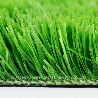 China Non Woven Artificial Football Pitches Water Permeability Bottom Fake Grass Type for sale
