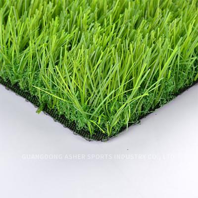China Casandose la cubierta artificial de la altura del césped 25m m de la hierba del jardín del uso teja el tipo en venta