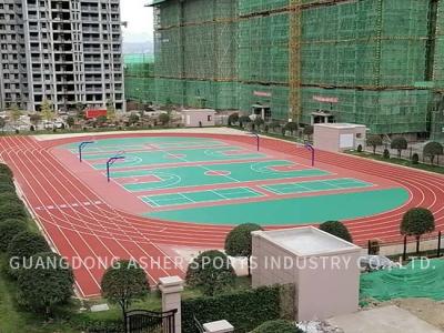 Chine Easy Installation Tartan Running Track Smooth Surface Customized Thickness à vendre