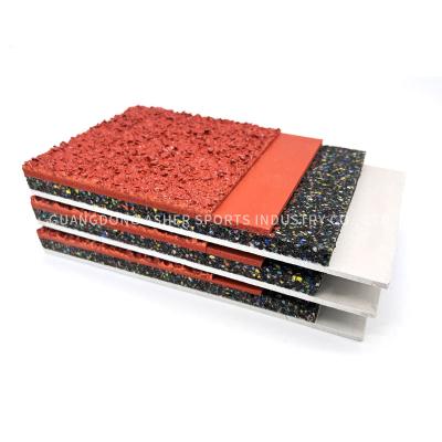 China Integrated Sandwich System Running Track TPU Rubber Recycled Mats for sale