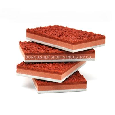 China All Weather Resistant IAAF Certified Tracks , Synthetic PU Running Track for sale