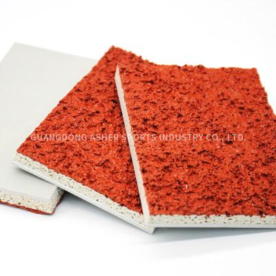 Chine Surface matérielle de voie de tartan d'EPDM, temps en caoutchouc de plancher de tartan résistant à vendre