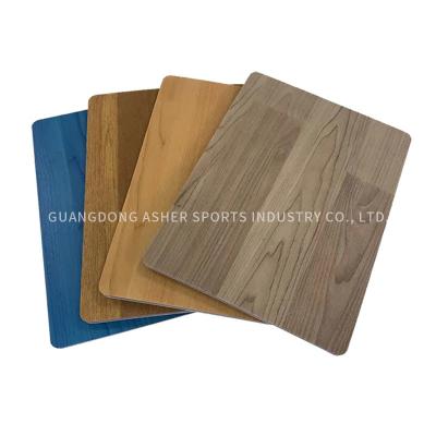 China Fadeless PVC Badminton Court Flooring , Synthetic PVC Self Adhesive Floor Tiles for sale