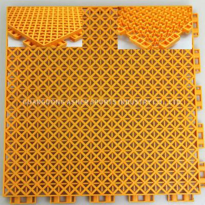 China Outdoor Interlocking Polypropylene Floor Tiles Recyclable Basketball Court Use for sale
