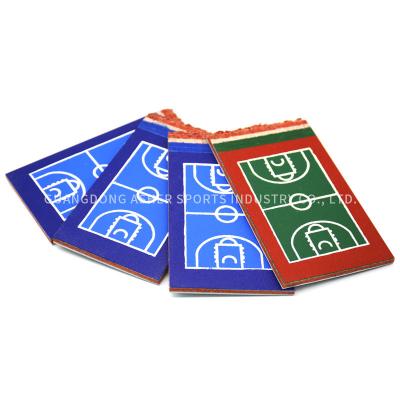 Chine Plancher extérieur acrylique de terrain de basket, tout le type plancher de couleur de cour de sports à vendre