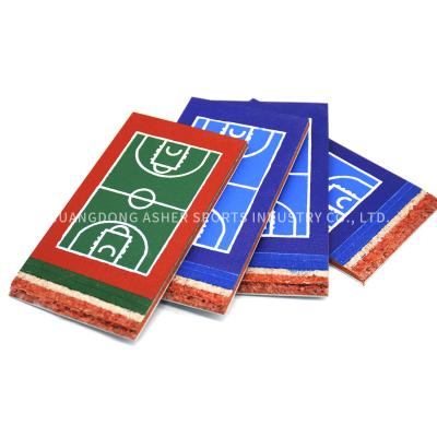 China Outside Adhesive Acrylic Sports Flooring 6mm Thickness Basketball Court Use for sale
