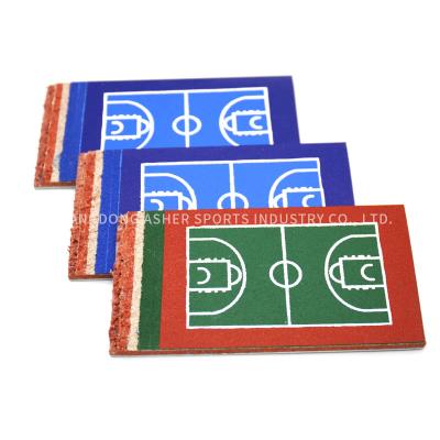 China Slip Resistant Acrylic Sports Flooring Badminton Court Use Environmental Friendly for sale