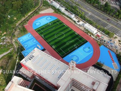 China Rubber Sandwich System Running Track With Excellent Weather Resistance for sale