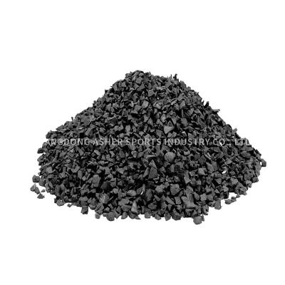 China Weatherproof Artificial Lawn Accessories Anti Rust Recycled Rubber Granules for sale