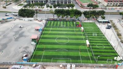 China Non-Infill No Filling Material Artificial Turf For Stadium In America for sale
